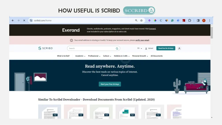 What is Scribd? – Explore 170 Millions of Documents from Global Community